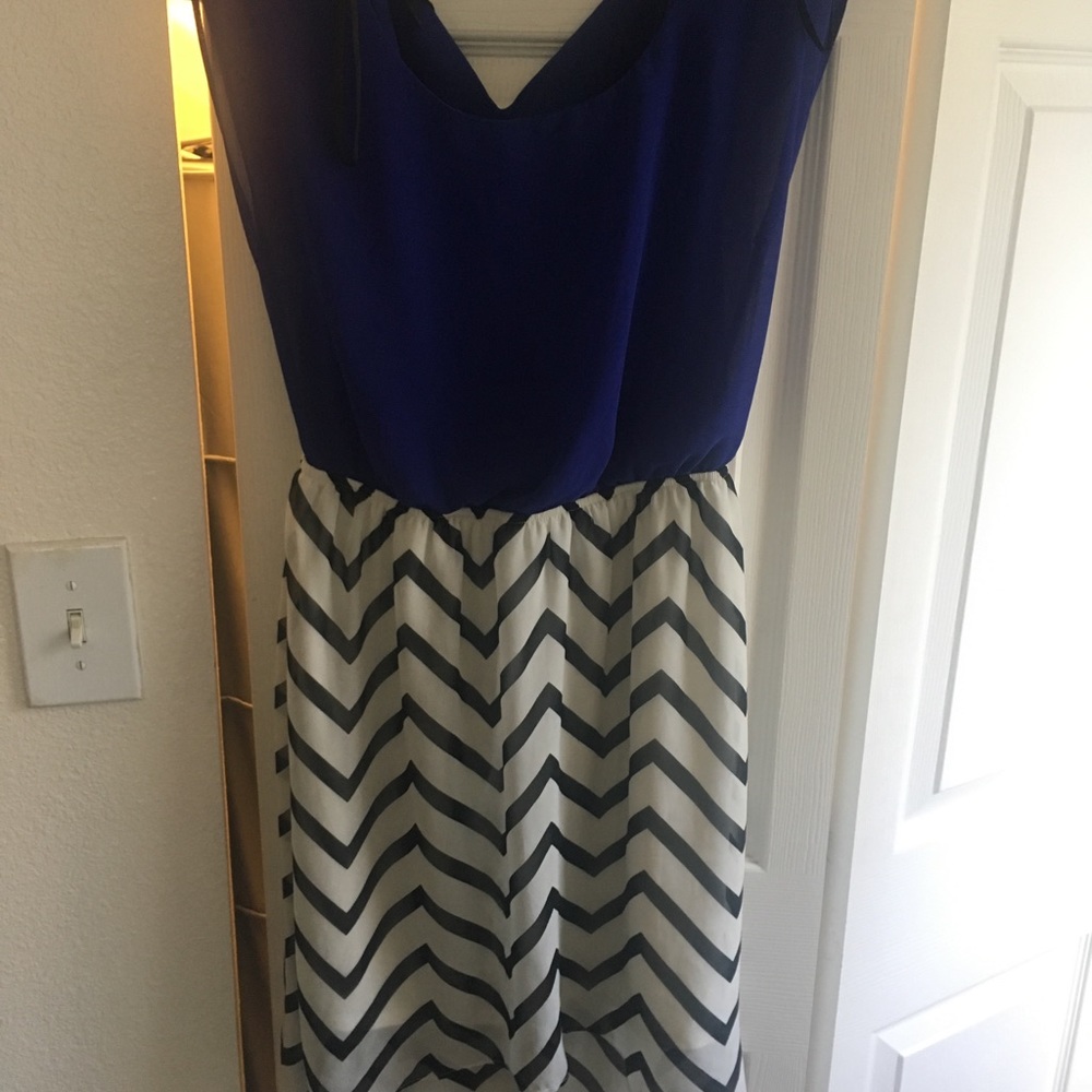 Blue dress